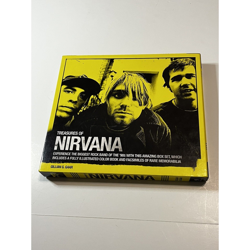 Treasures of Nirvana By Gillian G. Gaar Fan Collectible Book W/ Poster Adult